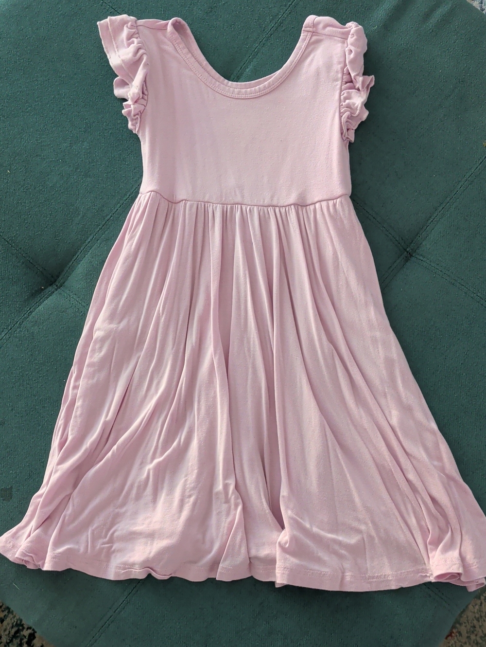 Little Sleepies Flutter Twirl Dress – Pink size 6